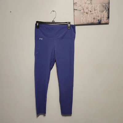 Under Armour Size L Purple 7/8 Leggings Periwinkle - Image 1 of 4