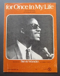 For Once In My Life by Stevie Wonder sheet music - Picture 1 of 4