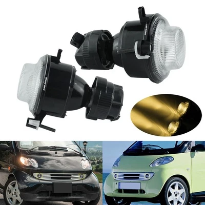 2x Nebelscheinwerfer Warmweiß für Smart Fortwo Cabrio City-Coupe 450 0002902V002 - Bild 1 von 4