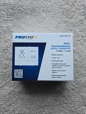 Pro Stat+ Non Programmable Digital Thermostate 1- heat/1- cool - Image 1 of 3