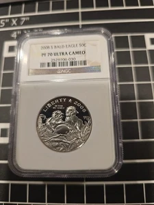 2008 S Bald Eagle 50 C 70 Ultra Cameo - Picture 1 of 2