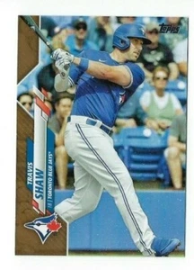 Travis Shaw 2020 Topps Update Series #U-170 Gold Parallel 0083/2020 Blue Jays - Picture 1 of 1