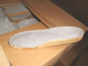 30 Paar Korksohlen f. Pantoffel, Sohlen, Schuhmacher, Schuster, Gr.38, mephisto - Bild 1 von 4