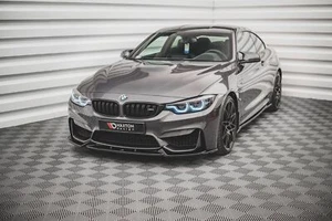 Frontlippe für BMW M4 F82 Hochglanz schwarz Maxton Design mit ABE - Afbeelding 1 van 4