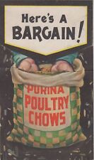 PURINA POULTRY CHOWS "Here's A Bargain" Ralton Purina