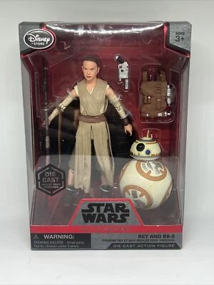 Star Wars Elite Series - Rey and BB-8 (Die Cast Figure Disney) Free Uk P&p - Image 1 of 2