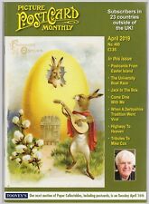 PICTURE POSTCARD MONTHLY April 2019 - Easter Rabbits / Egg Cover - Boat Race etc