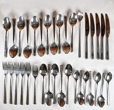 Vintage WMF Cromargan Stainless Steel Flatware Mixed Lot 18/10 - 35 Pieces Total - Image 1 of 4
