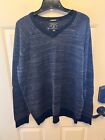 American Eagle Outfitters Seriously Soft Men's Classic Fit Blue Sweater Size XL