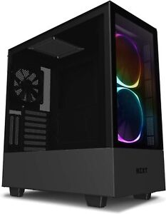 NZXT H510 Elite Front + Side Glass Panel with RGB LED Lighting & Fan Cont...