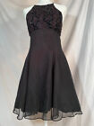 De Laru By Linda Bernell Dress Size 9 10 Women's Black De-Laru