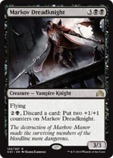 Markov Dreadknight Shadows over Innistrad MTG NM Card Fresh pack Commander rare