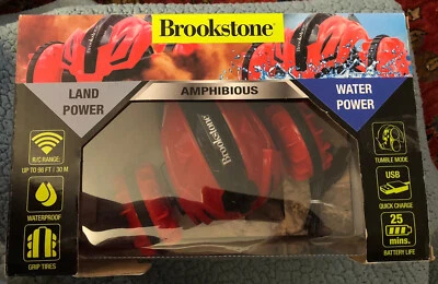 Brookstone Terrain Shark Racer performance R/C Vehicle ages 6+ NEW Waterproof - Image 1 of 4