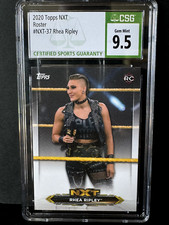 2020 Topps NXT Roster - Rhea Ripley - #NXT-37 - RC - Graded CSG 9.5 GEM MINT!