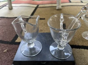 Imperial Candlewick Creamer & Sugar & Spoon - Picture 1 of 9