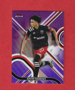 Topps Finest MLS 2022 Major League Soccer Purple 37 Kevin Paredes 080/250 - Picture 1 of 3
