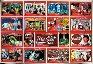 COCA COLA COLLAGE v.2:CLASSIC COKE ADVERTISEMENTS THROUGH THE YEARS,SODA POP ADS - Picture 1 of 1