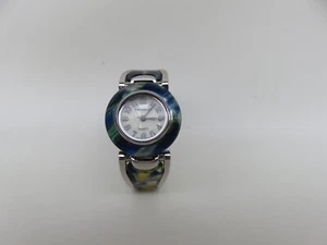 Vintage VERSALES Watch Woman's Pearl Dial  Bangle Cuff Watch EUC - Picture 1 of 6