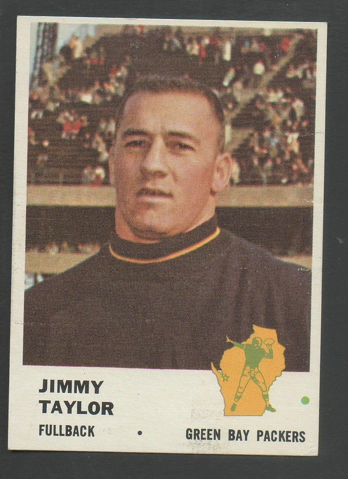 1961 Fleer Football Card #89 Jim Taylor-Green Bay Packers. - Image 1 of 1