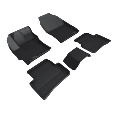3D MAXpider  Black 1st & 2nd Row 5 Piece Set for Toyota GR Corolla - Изображение 1 из 4
