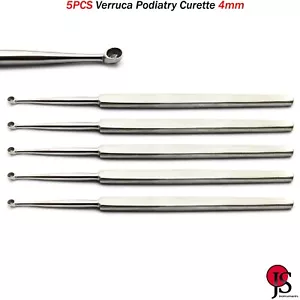 Podiatric Plantar Wart Curettage Pedis Verruca Dermal Curette Podiatry Surgical - Picture 1 of 4