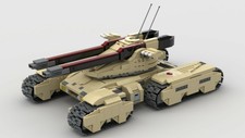 GDI Mammoth Tank MK-3 Custom Lego instructions. Command & Conquer. 