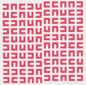 Vera Molnár, original Serigraphie, signiert - Bild 1 von 1