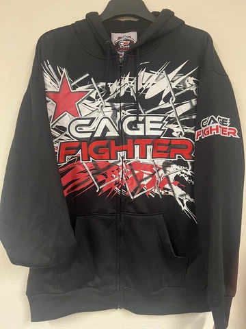 Cage Fighter Hoodie New - California Kid Men's Hoodie MMA Size -XL Cover