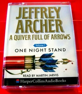 Jeffrey Archer A Quiver Full Of Arrows V.1 One Night Stand 2-Tape Audio M.Jarvis - Picture 1 of 3