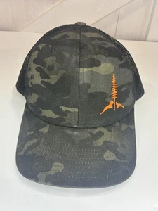 Sombrero de Camionero Camuflado SnapBack Bordado Naranja Pino Exterior - Imagen 1 de 9