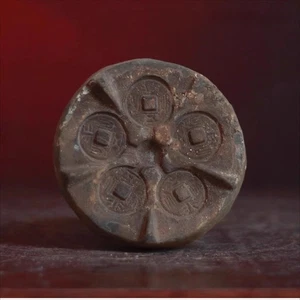 Molde de fundición de monedas chinas antiguas cerámica coleccionables molde de monedas de cobre - Imagen 1 de 1