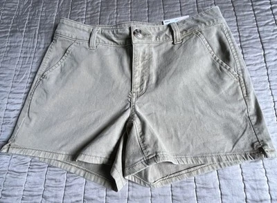 Pantalones Cortos Chinos SO Para Mujer 5 Caqui Tiro Medio Elastizados Nuevos Ver Fotos Para Medidas Etiquetas Foto 1 de 4
