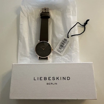 LIEBESKIND BERLIN Damen Uhr Armbanduhr Leder braun Geschenk LT-0133-LQ Neu OVP  - Bild 1 von 4