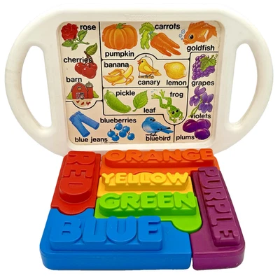 Vintage 1989 TupperToys Tupperware What’s Inside Kids Children's Color Puzzle - Image 1 of 4