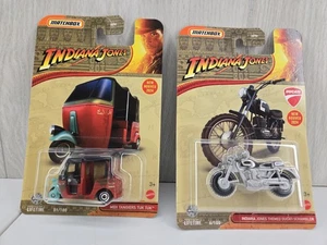 Indiana Jones • Ducati Scrambler • Matchbox Tangiers Tuk Tuk NEU - Bild 1 von 4