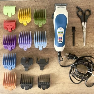 WAHL Precision MC3 Color Key Hair Clippers Attachments Scissors Cleaning Brush - Picture 1 of 11