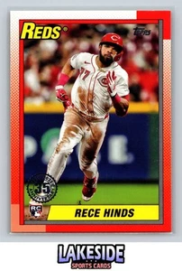 2025 Topps #T90-56 Rece Hinds 1990 Topps Baseball 35th Anniversary - Picture 1 of 2