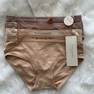 Tahari Girl Panties Underwear Seamless Hipsters 4 Pack Stylish Comfort S(6-7) - Picture 1 of 6