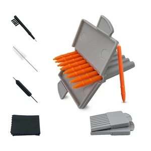 For Starkey Hear Clear Hearing aid Filters Cerumen Stop Wax Traps with Cleani... - Picture 1 of 7