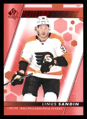 2022-23 SP Authentic Limited Red #186 Linus Sandin FW - Image 1 of 2