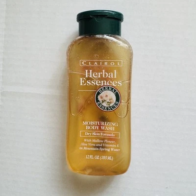 Jabón corporal hidratante Herbal Essences de colección 12 OZ fórmula para piel seca completa 1996 Foto 1 de 4