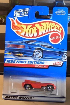 Hot Wheels CAT-A-PULT Cheetah Roadster 1998-681 primeira edição metal/metal - Imagem 1 de 4