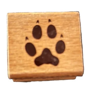 q...Sello de goma StampCraft estampado de patas de perro animal cachorro mascota pérdida fabricación de tarjetas - Imagen 1 de 1