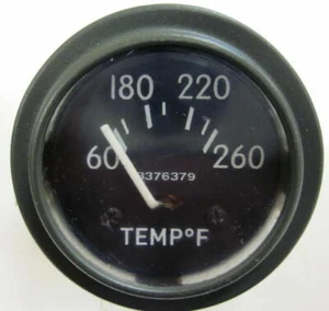 Military Willys Jeep M38 M38A1 G758 Dodge M37 G741 24 Volt Temperature Gauge - Bild 1 von 2