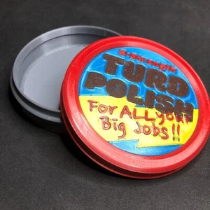 X-Strength Turd Polish Gift & Trinket Box - 3D Printed - Picture 1 of 6