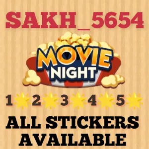 ALL 1-2-3-4-5 ⭐ Mono_poly_go STICKERS (SUPERFAST SENDING) (STAR WARS ALBUM) - Picture 1 of 1