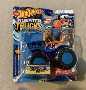 2023 HOT WHEELS MONSTER TRUCK LOCO PUNK BACK TO BASICS 3/6 DIECAST TRUCK NIP - Picture 1 of 2