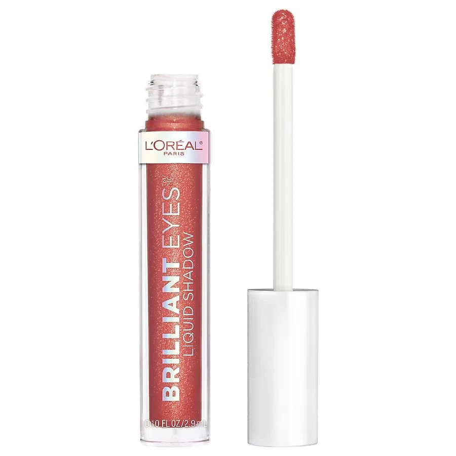 L'Oreal Paris Brilliant Eyes Shimmer Liquid Eye Shadow Makeup-0.1oz Radiant Ruby - Image 1 of 1