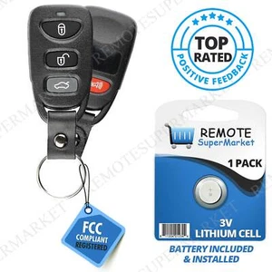 Remote For 2012 2013 2014 2015 2016 2017 Hyundai Veloster Keyless Entry Fob - Picture 1 of 5