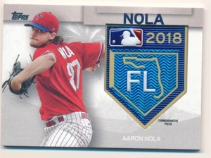 AARON NOLA 2018 TOPPS #STP-AN SPRING TRAINING PATCH MINT - Picture 1 of 1